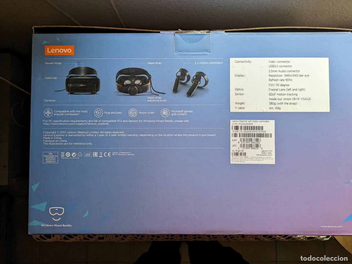 Videojuegos y consolas: Lenovo Explorer VR &ndash; Gafas VR Windows Mixed Reality + Mandos - Foto 18