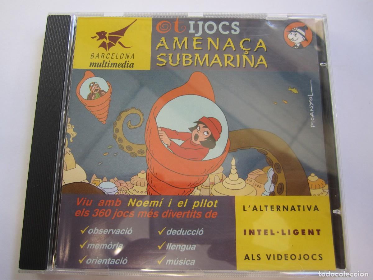 Videojuegos y Consolas: barcelona multimedia amena&ccedil;a submarina otijocs cd-rom