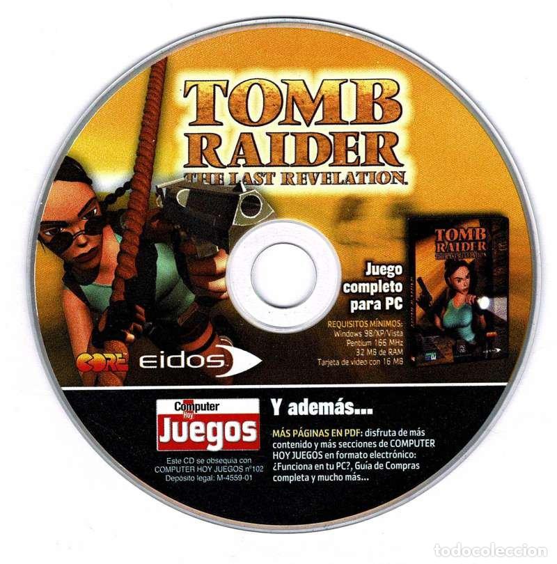 Videojuegos y Consolas: Tomb Raider. The Last Revelation. Juego completo. PC (s&oacute;lo disco)