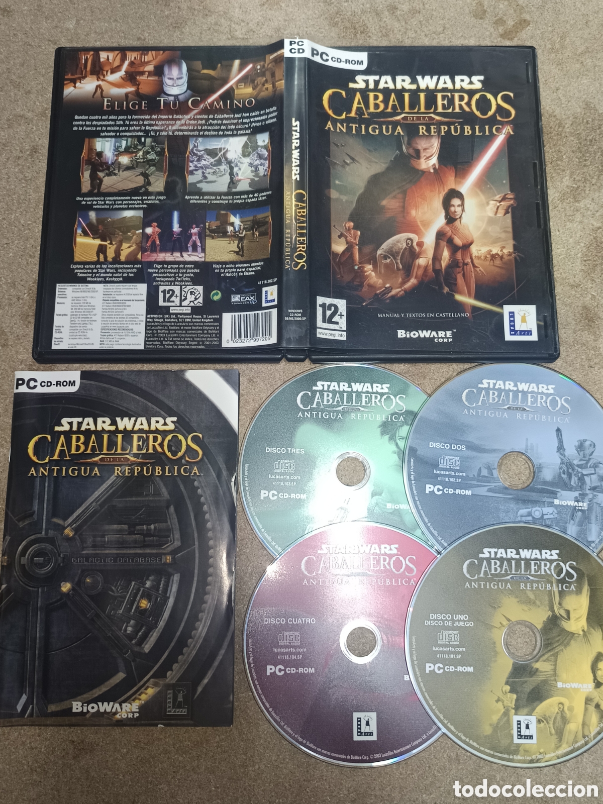 Videojuegos y Consolas: PC CD STAR WARS CABALLEROS DE LA ANTIGUA REPUBLICA PAL ESP COMPLETO