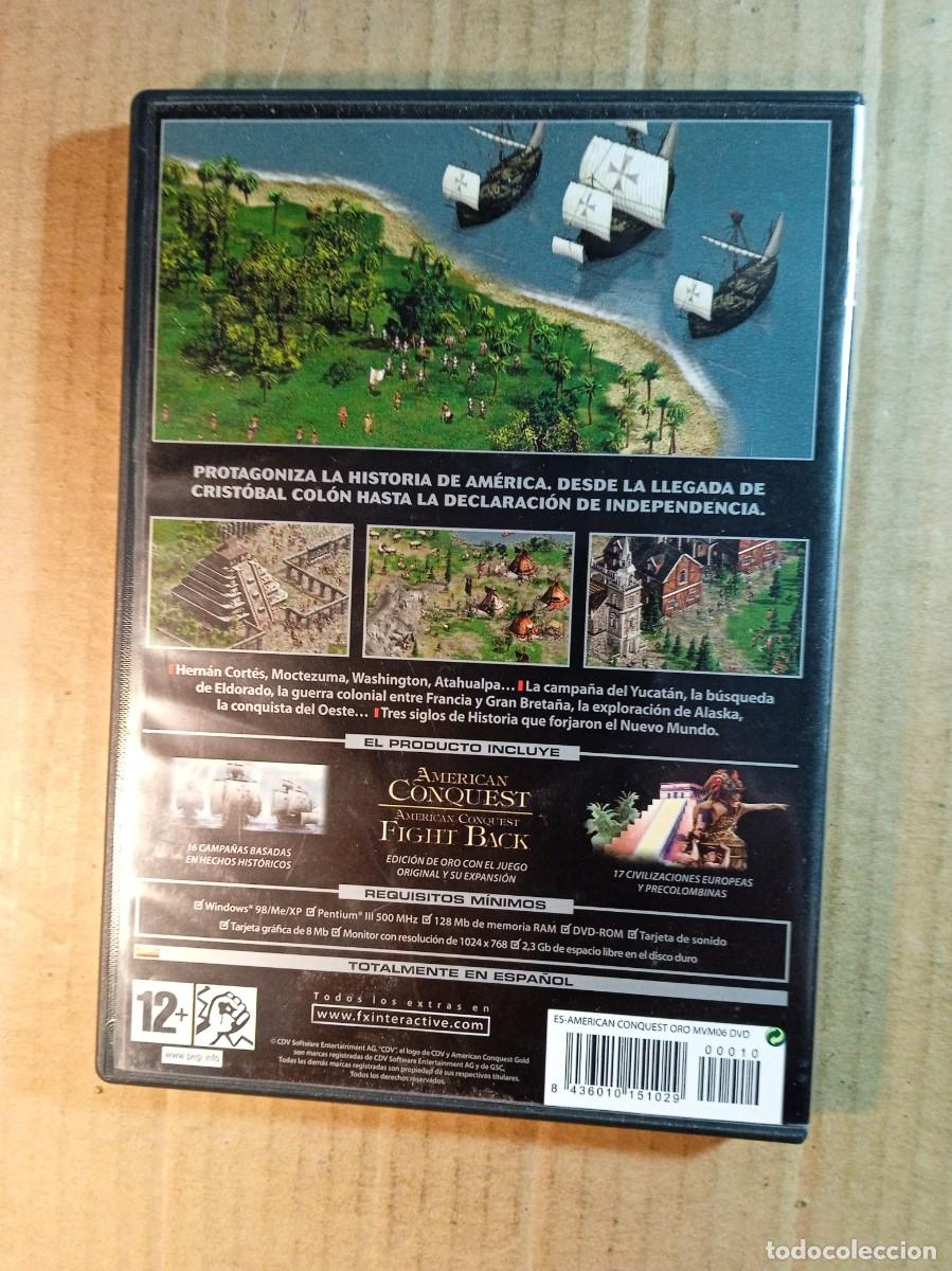Videojuegos y consolas: JUEGO PC AMERICAN CONQUEST - Foto 3