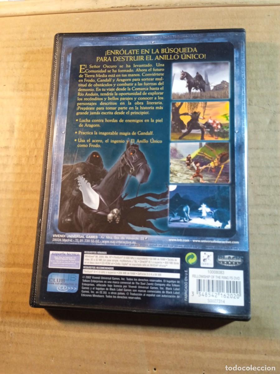 Videojuegos y consolas: JUEGO PC EL SE&Ntilde;OR DE LOS ANILLOS LA COMUNIDAD DEL ANILLO - Foto 3