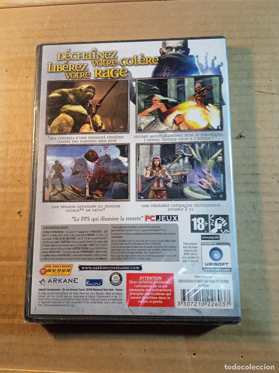Videojuegos y consolas: JUEGO PC PRECINTADO DARK MESSIAH MIGHT AND MAGIC - Foto 2
