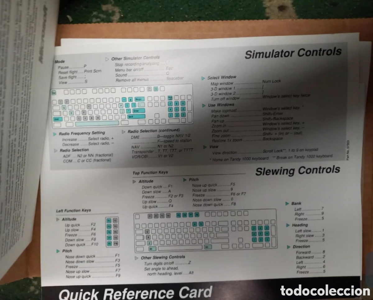 Videojuegos y consolas: Microsoft Flight Simulator 4.0 PC DOS (1989) - Versi&oacute;n Espa&ntilde;ola Big Box - Foto 3