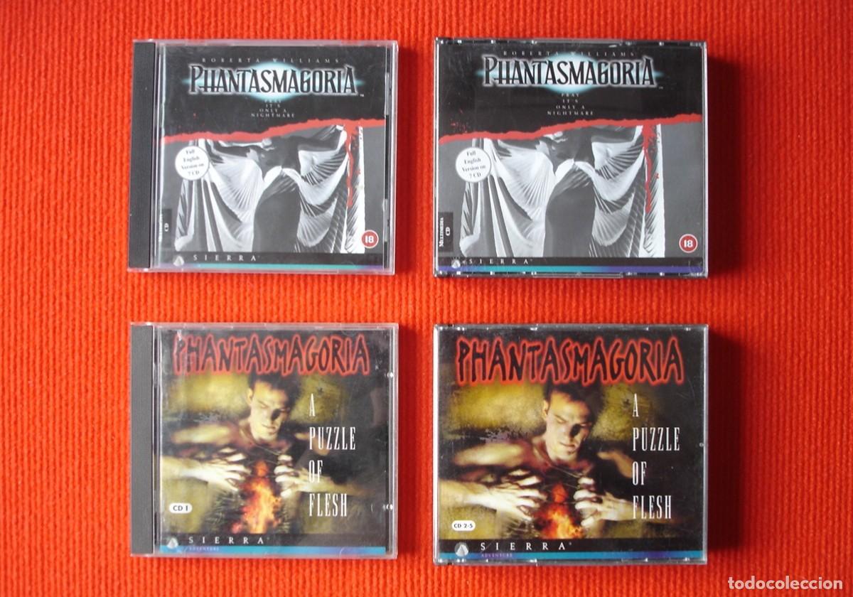Videojuegos y Consolas: Phantasmagoria I y II. Juegos Completos. PC. English Version. 5CDs + 7CDs.
