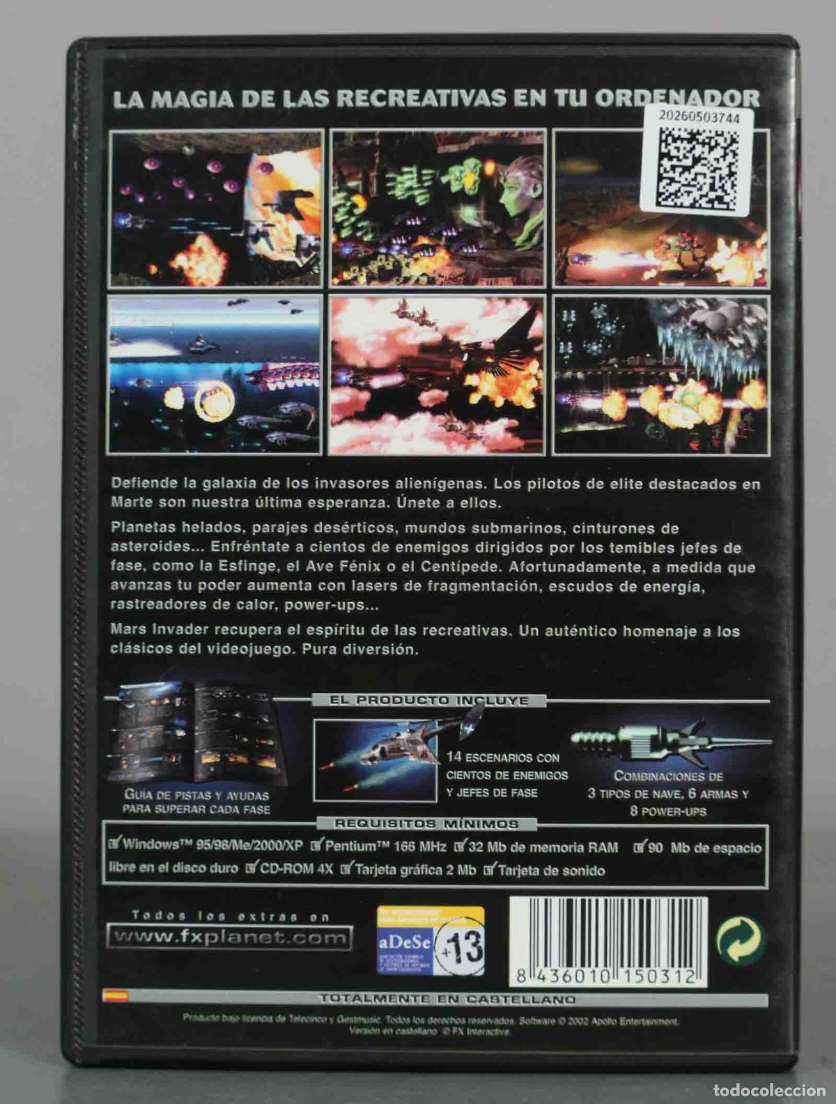 Videojuegos y consolas: PC CD-ROM. Mars Invader - El videojuego de Cr&oacute;nicas Marcianas - Foto 2