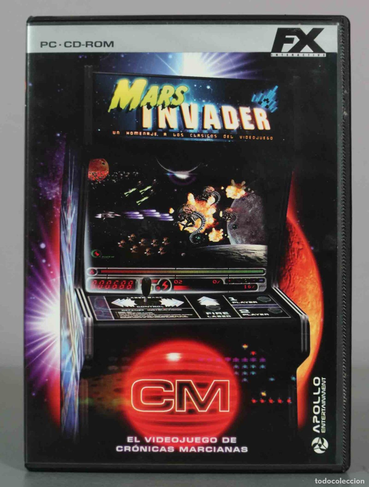 Videojuegos y consolas: PC CD-ROM. Mars Invader - El videojuego de Cr&oacute;nicas Marcianas - Foto 1