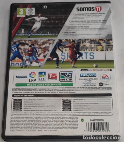 Videojuegos y consolas: FIFA 11 EA SPORT, JUEGO PC DVD ROM - Foto 2