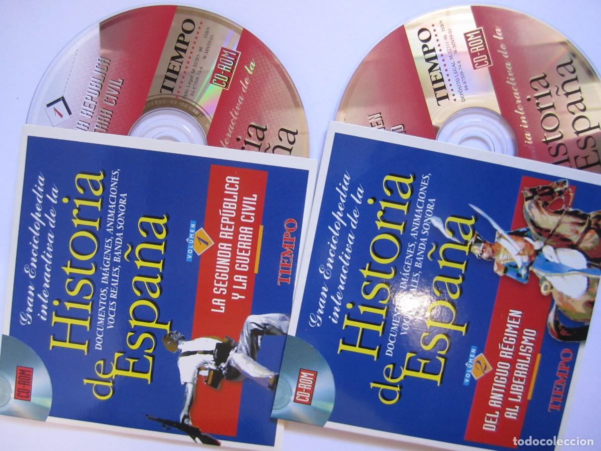 Videojuegos y consolas: CD-ROM. HISTORIA DE ESPA&Ntilde;A 18 CDs - Foto 5