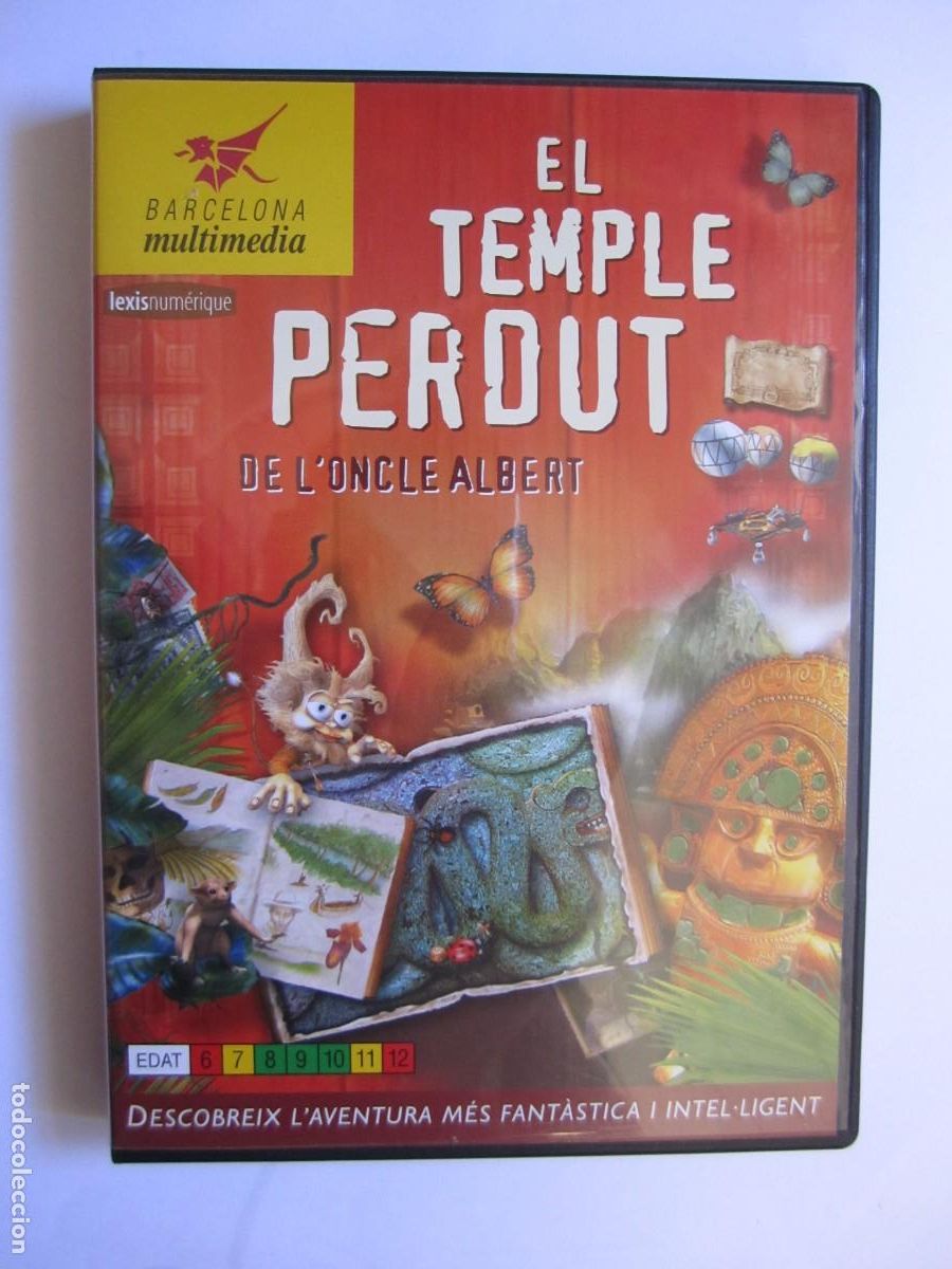 Videojuegos y Consolas: cd-rom barcelona multimedia el temple perdut de l'oncle albert