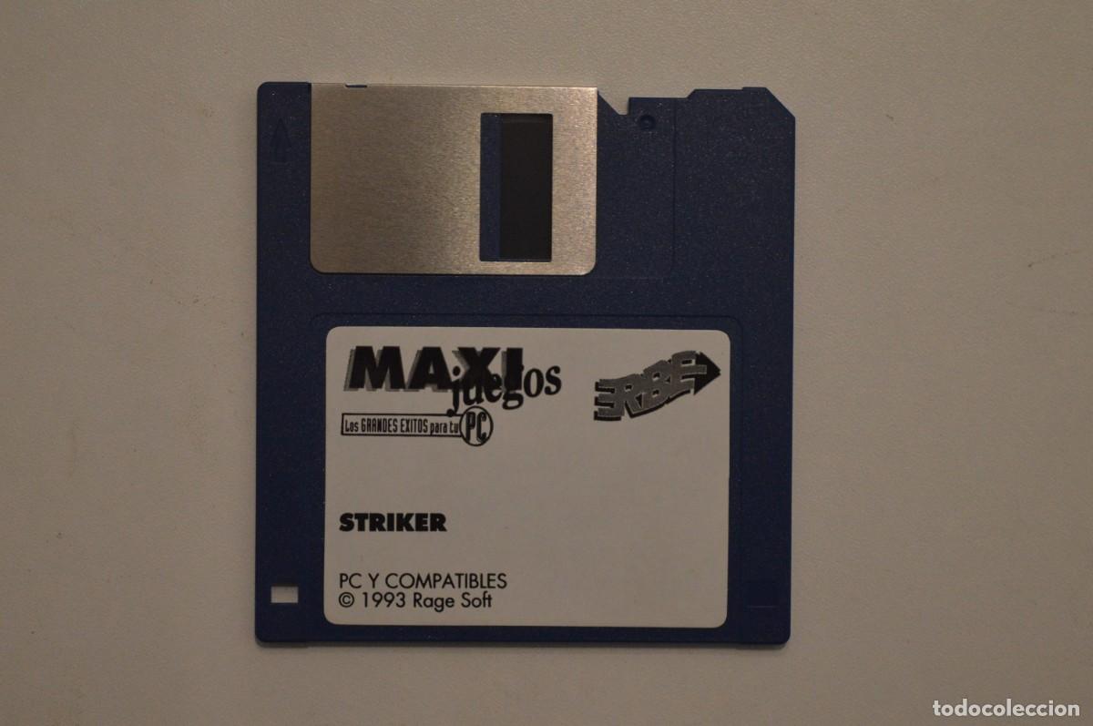 Videojuegos y Consolas: JUEGO PC COLECCI&Oacute;N MAXI juegos LOS GRANDES &Eacute;XITOS STRIKER 1993 RAGE SOFT ERBE S&Oacute;LO DISQUETE 3 Y 1/2
