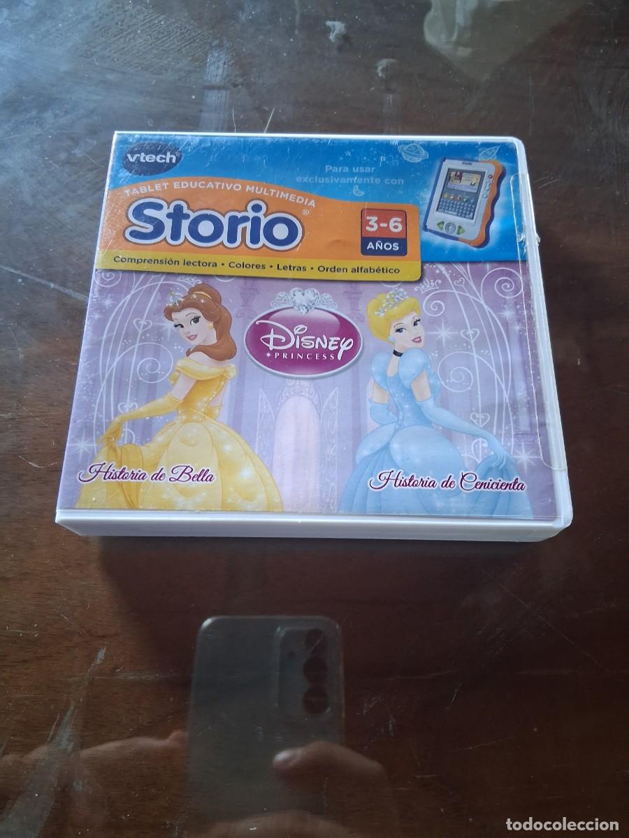 Videojuegos y Consolas: JUEGO PARA TABLET STORIO VTECH Disney Princess princesas historia de Bella y cenicienta