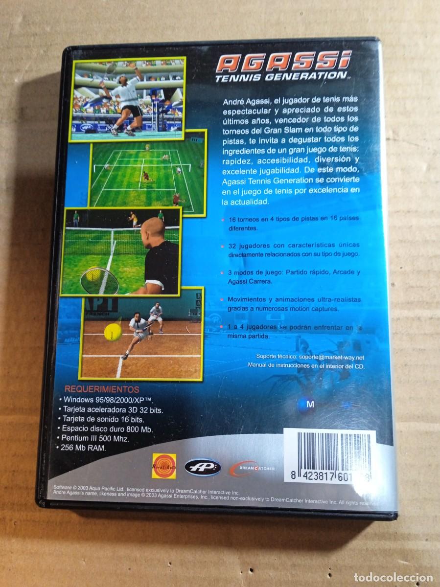 Videojuegos y consolas: JUEGO PC AGASSI TENNIS GENERATION - Foto 3