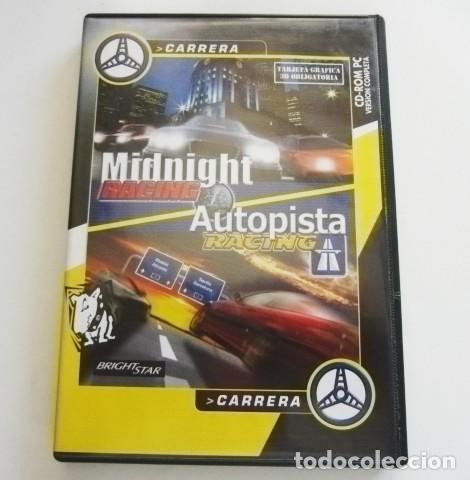 Videojuegos y Consolas: Midnight Racing y Autopista Racing Juego para Ordenador PC Windows - de coches carrera -lea descrip.