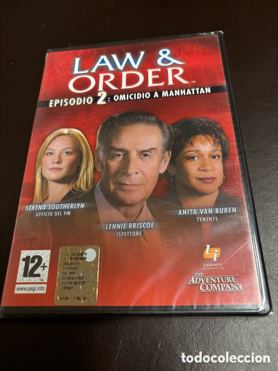 Videojuegos y Consolas: Law & Order Episodio 2 CD-ROM precintado