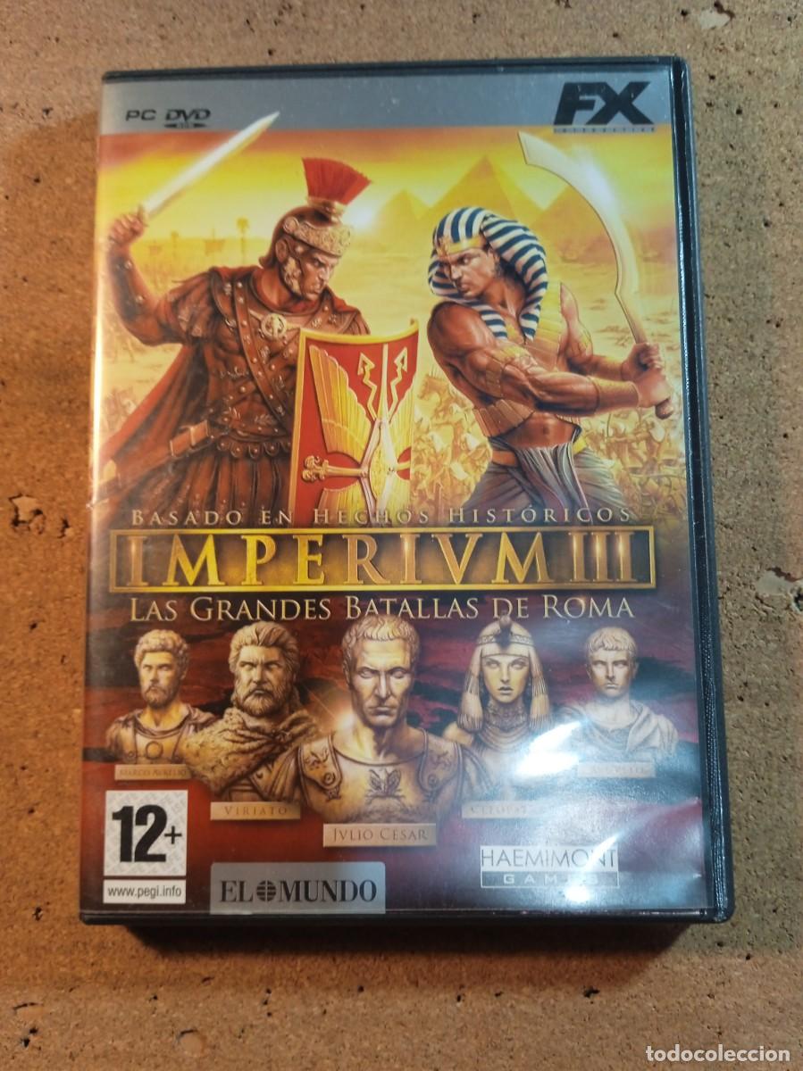 Videojuegos y Consolas: JUEGO PC IMPERIVUM LAS GRANDES BATALLAS DE ROMA BASADO EN HECHOS HISTORICOS