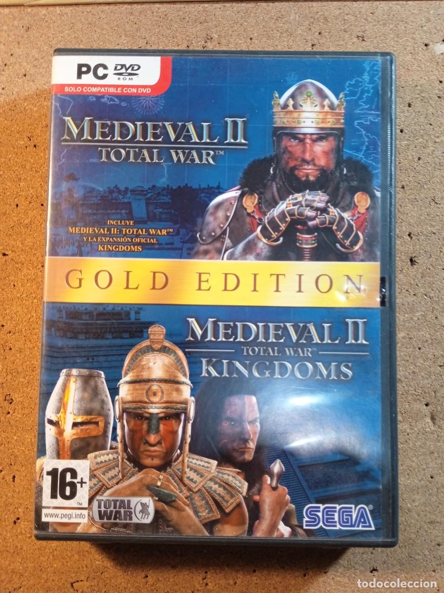 Videojuegos y Consolas: JUEGO PC MEDIEVAL II TOTAL WAR MEDIEVAL II TOTAL WAR KINGDOMS GOL EDITION