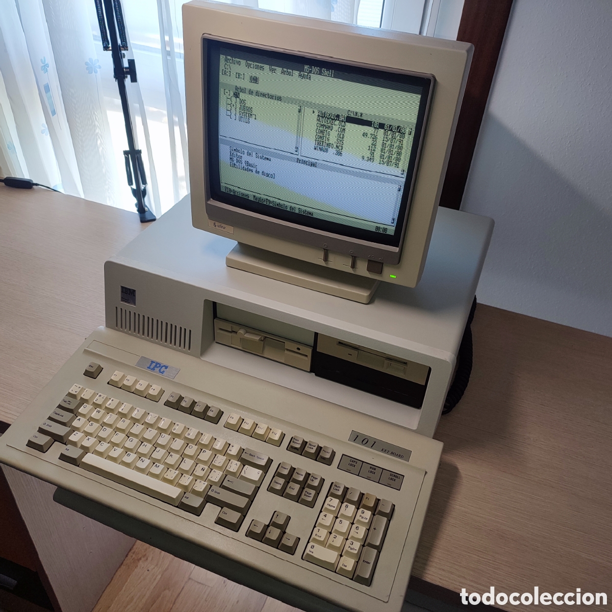 Videojuegos y Consolas: IBM 5160 XT Turbo + Monitor CRT + Teclado