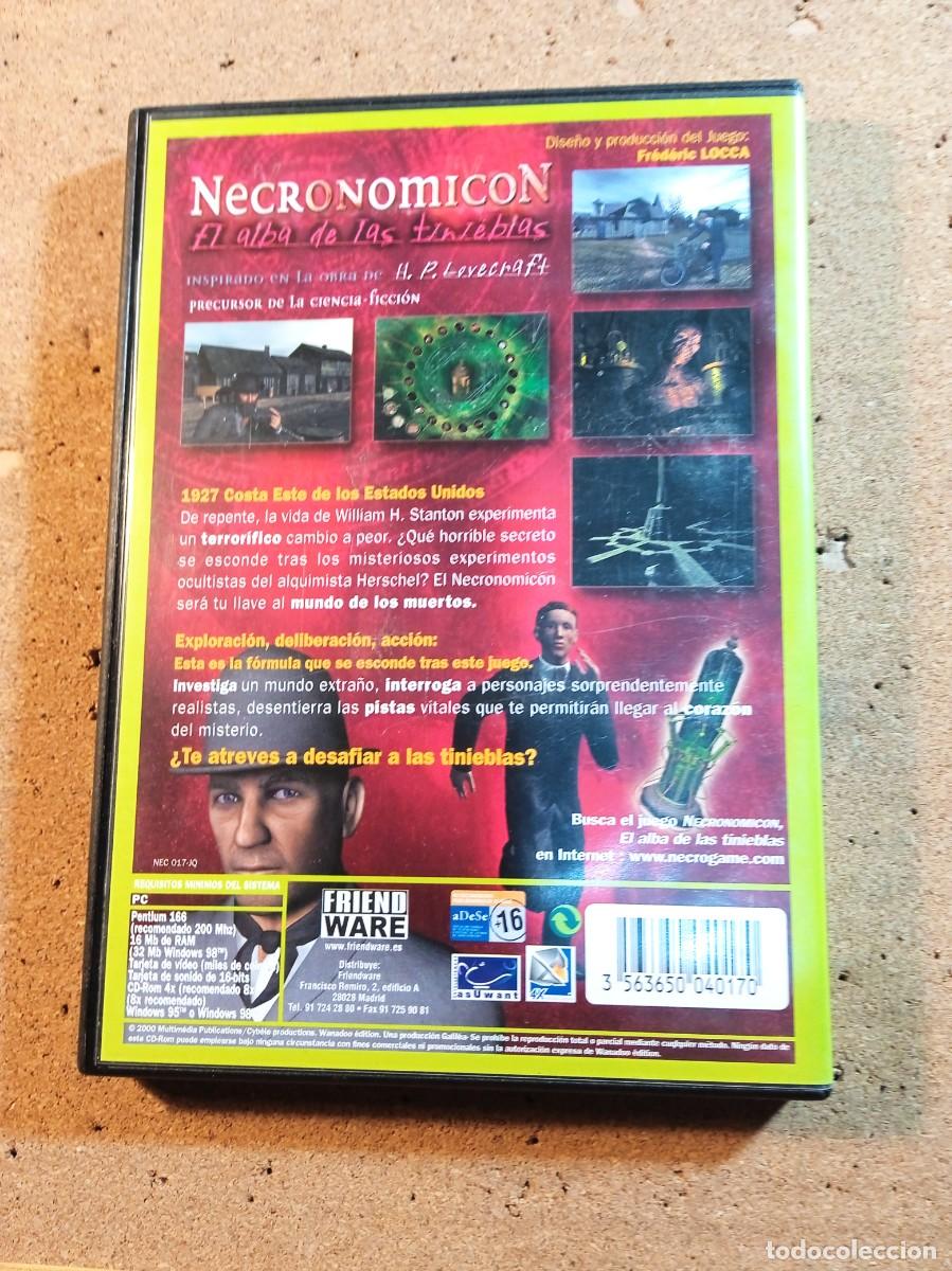 Videojuegos y consolas: JUEGO PC NECRONOMICON EL ALBA DE LAS TINIEBLAS - Foto 3