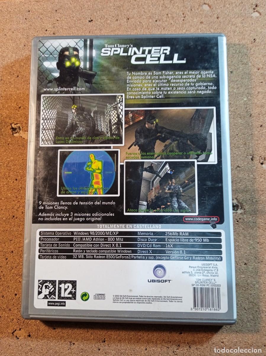 Videojuegos y consolas: JUEGO PC SPLITER CELL TOM CLANEYS - Foto 3