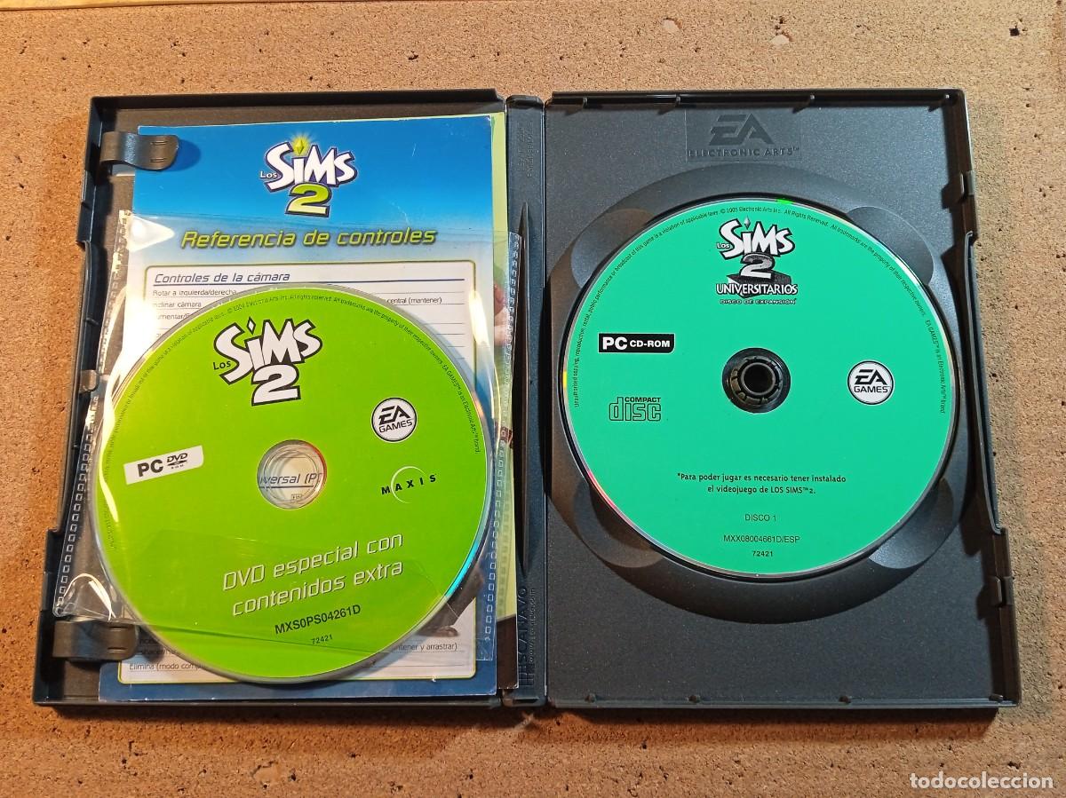 Videojuegos y consolas: JUEGO PC LOS SIMS 2 UNIVERSITARIOS DISCO EXPANSION - Foto 2