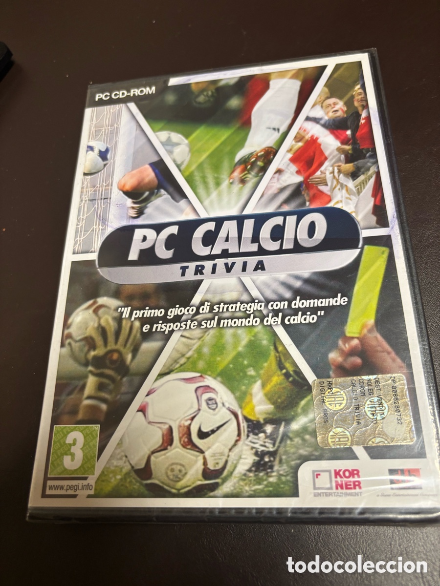 Videojuegos y Consolas: PC Calcio Trivia PC CD-ROM