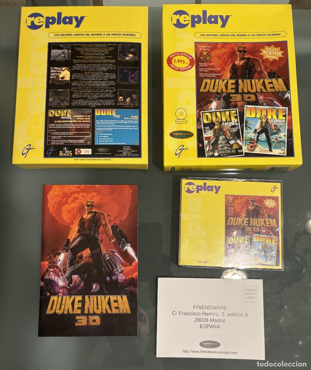 Videojuegos y Consolas: DUKE NUKEM 3D para PC CD rom REPLAY Friendware edicion espa&ntilde;ola