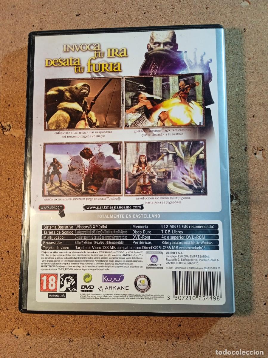 Videojuegos y consolas: JUEGO PC DRAK MESSIAH MIGHT AND MAGIC - Foto 3