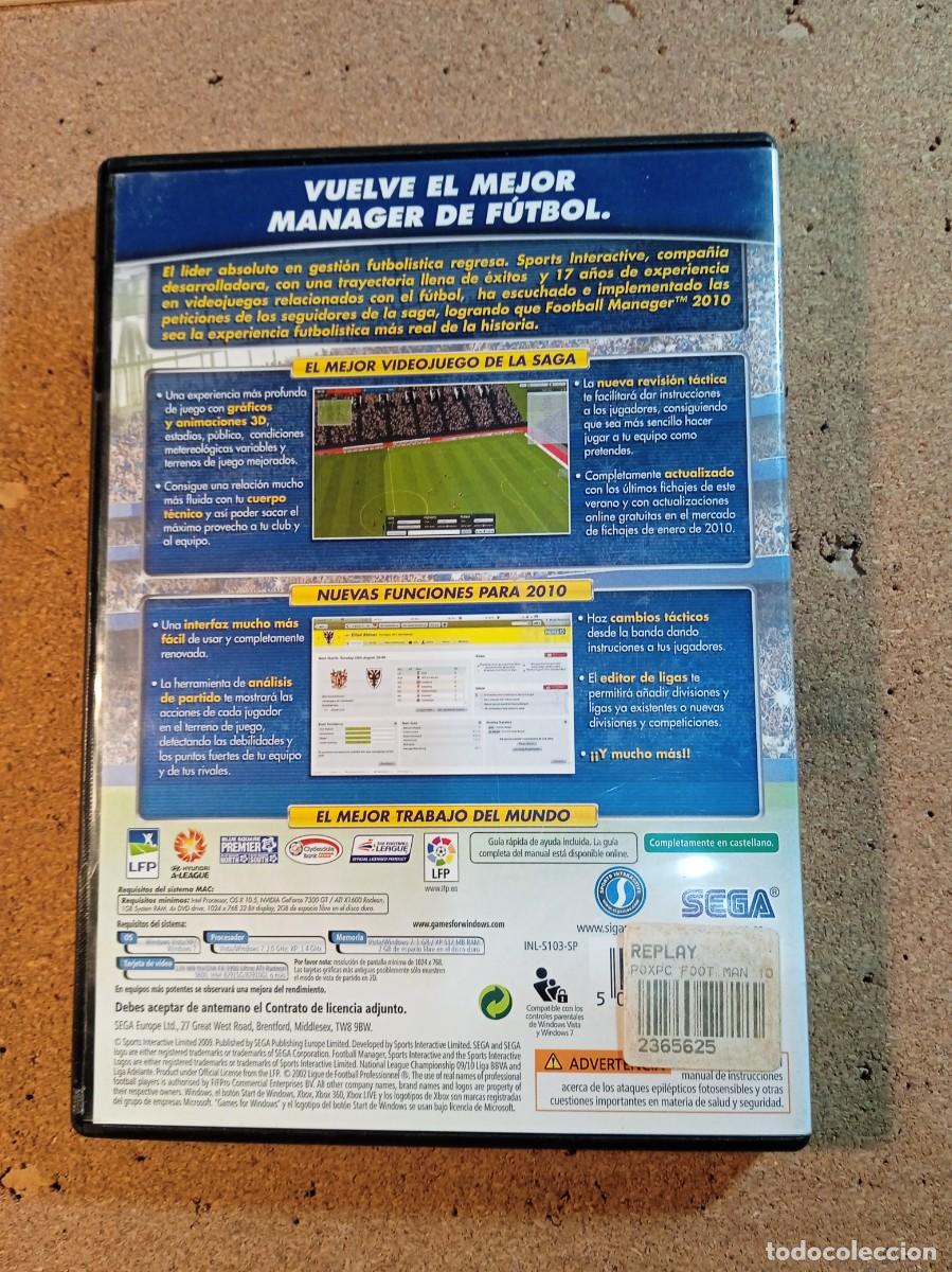 Videojuegos y consolas: JUEGO PC FOOTBALL MANAGER 2010 - Foto 3