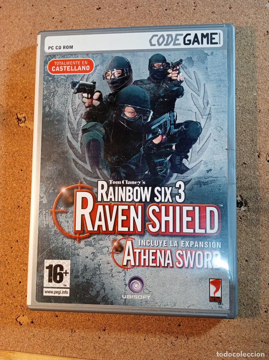 Videojuegos y Consolas: JUEGO PC RAINBOW SIX 3 RAVEN SHIELD INCLUYE LA EXPANSION ATHENA SWORD 2 CD