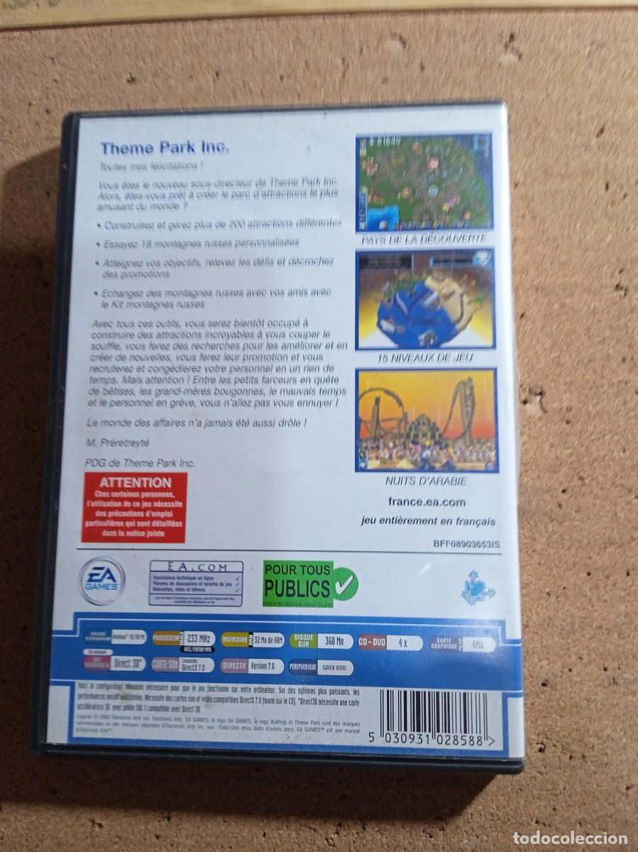 Videojuegos y consolas: JUEGO PC THEME PARK INC - Foto 3