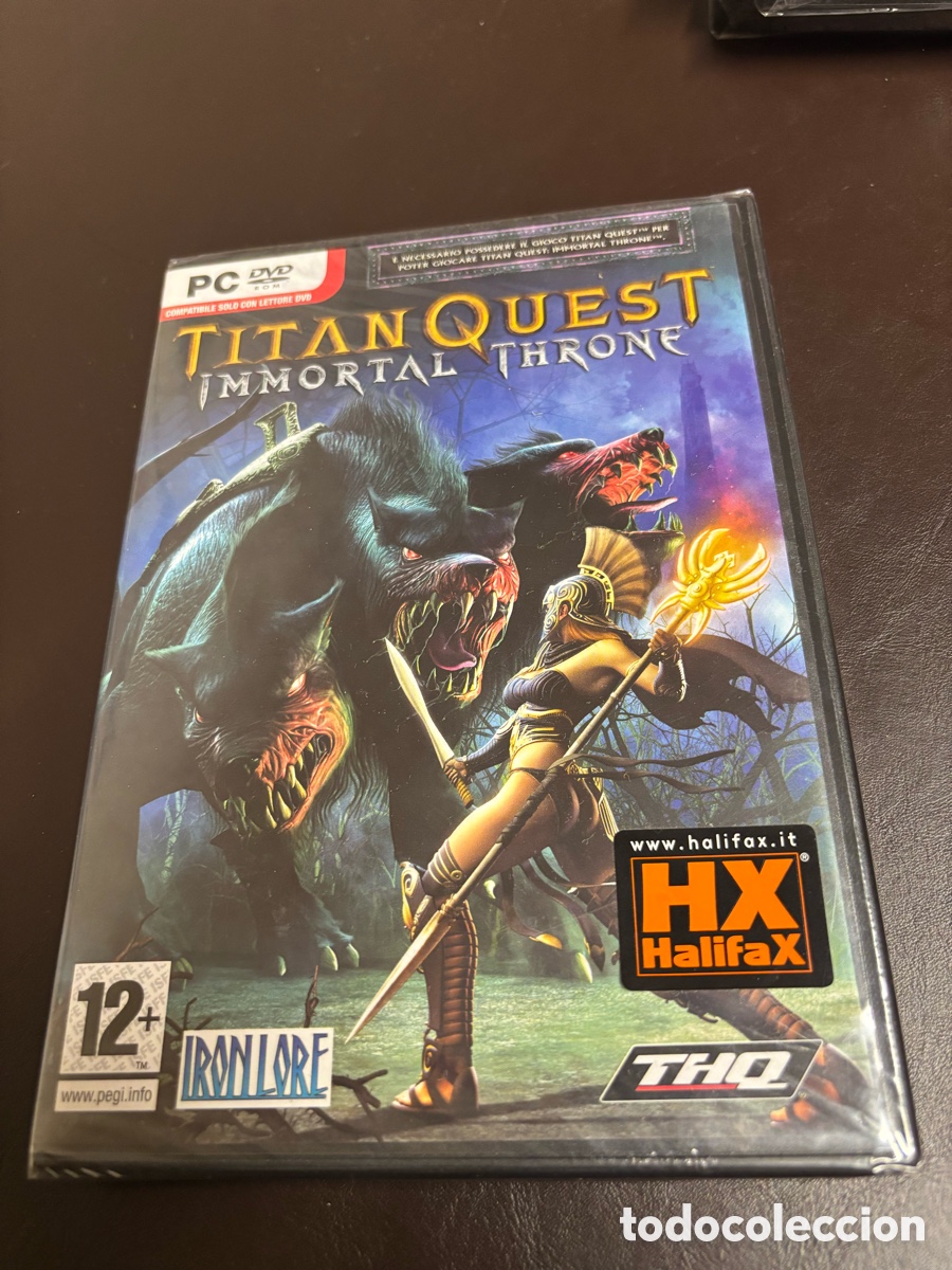 Videojuegos y Consolas: PC DVD ROM Titan Quest Immortal Throne precintado