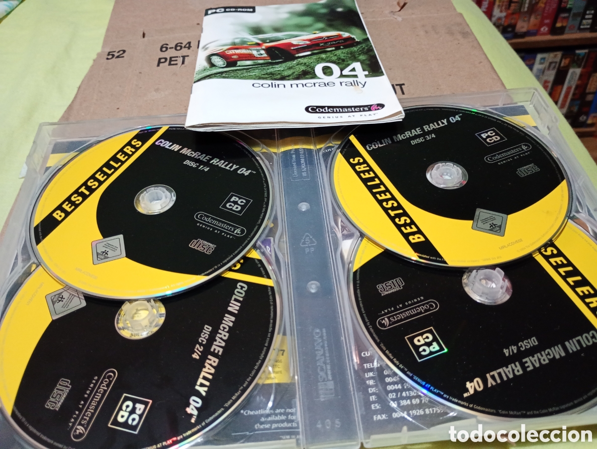 Videojuegos y consolas: Colin Mcrae rally 04 PC CD ROM 4 discos - Foto 2