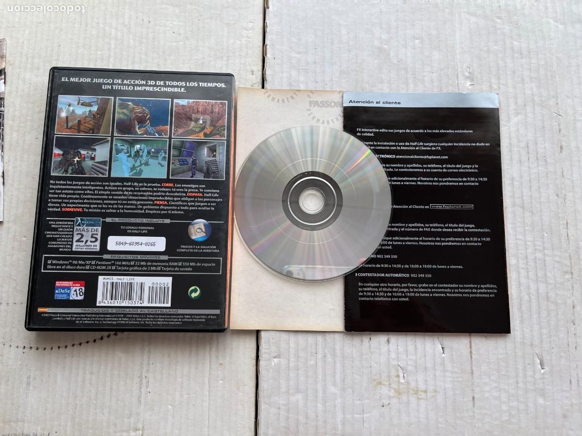 Videojuegos y consolas: HALF-LIFE HALFLIFE - PC CD ROM KREATEN - Foto 2