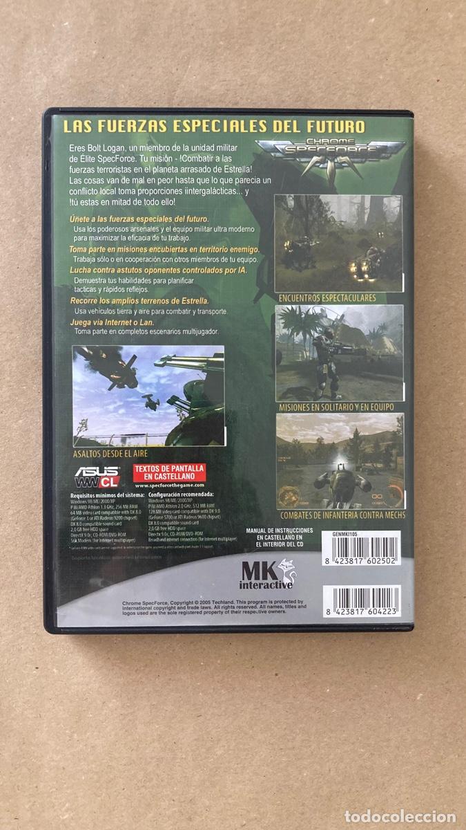 Videojuegos y consolas: VIDEOJUEGO CHROME SPECFORCE MK INTERACTIVE PC CD ROM - Foto 2
