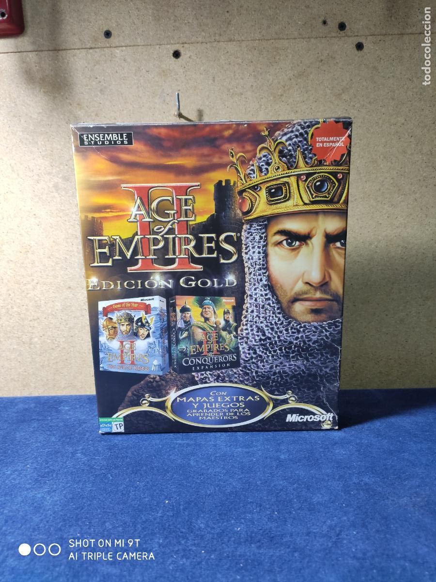 Videojuegos y Consolas: age of empires II para pc caja de carton grande edicion gold