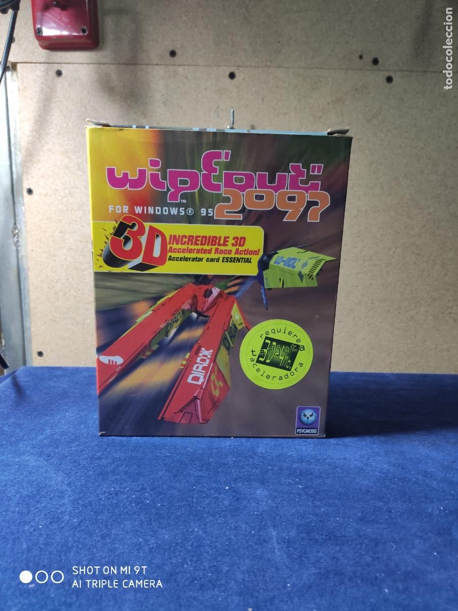 Videojuegos y Consolas: wipeout 2097 para pc caja grande de carton
