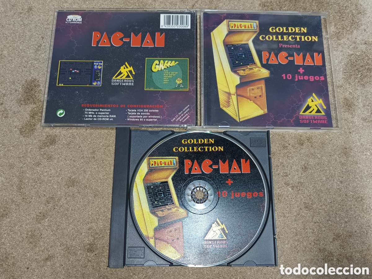 Videojuegos y Consolas: PC CD GOLDEN COLLECTION PAC-MAN (SHAREWARE) PAL ESP