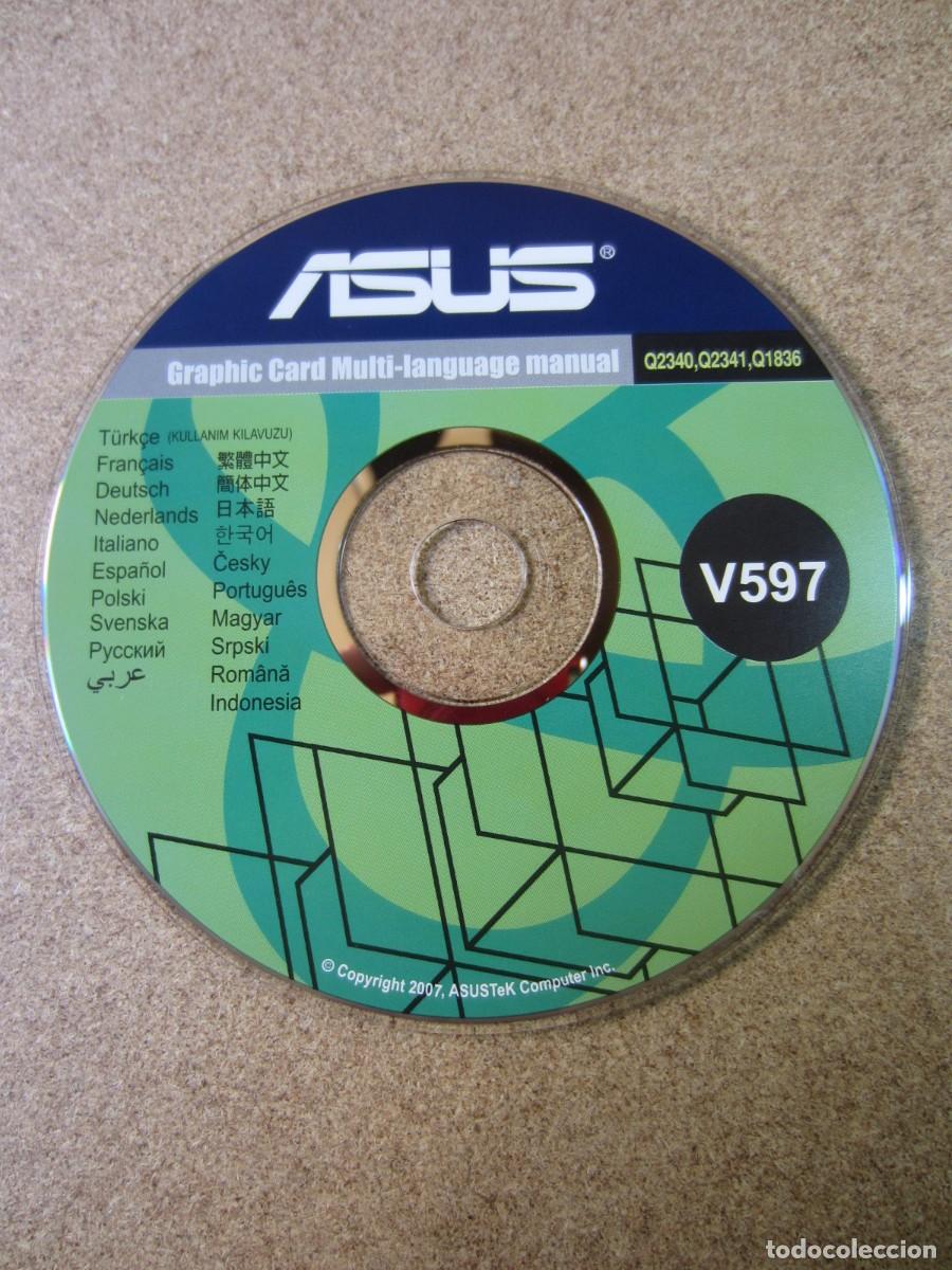 Videojuegos y Consolas: Disco CD Instalaci&oacute;n Drivers Asus V597 Q2340 Q2341 Q1836 AsusTek 2007