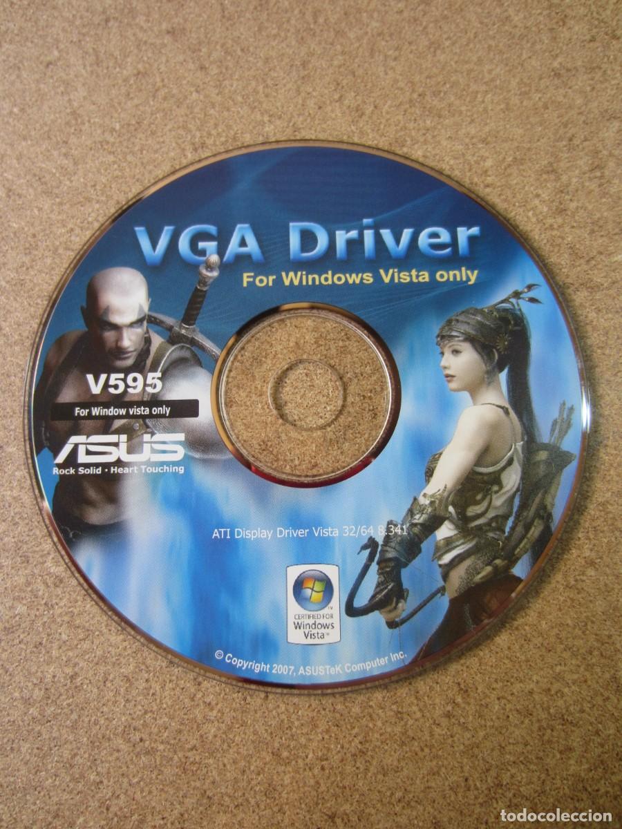 Videojuegos y Consolas: Disco CD Instalaci&oacute;n Drivers Tarjetas Gr&aacute;ficas ATI Display Driver 8.341 VGA ASUS V595