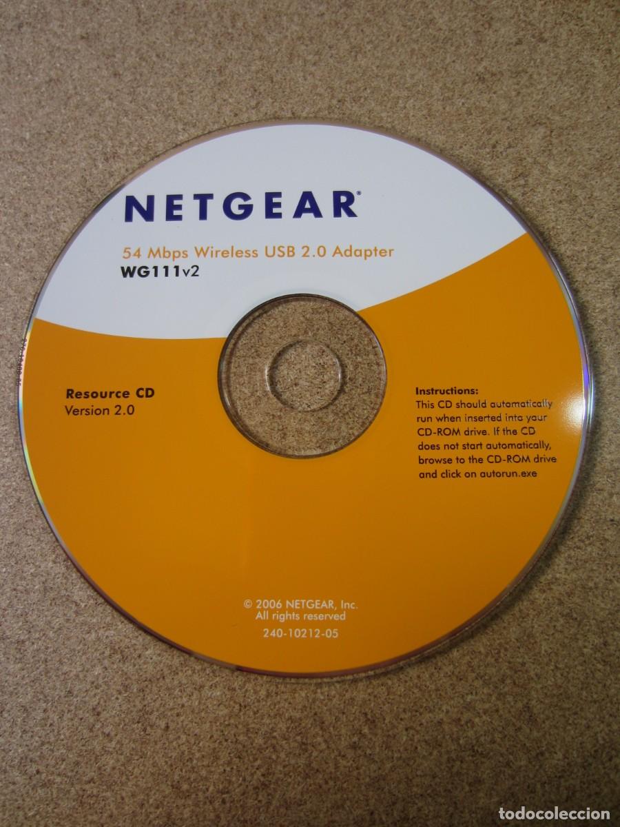 Videojuegos y Consolas: Disco CD Instalaci&oacute;n Drivers Adaptador Inal&aacute;mbrico Netgear Wireless USB 2.0 WG111v2