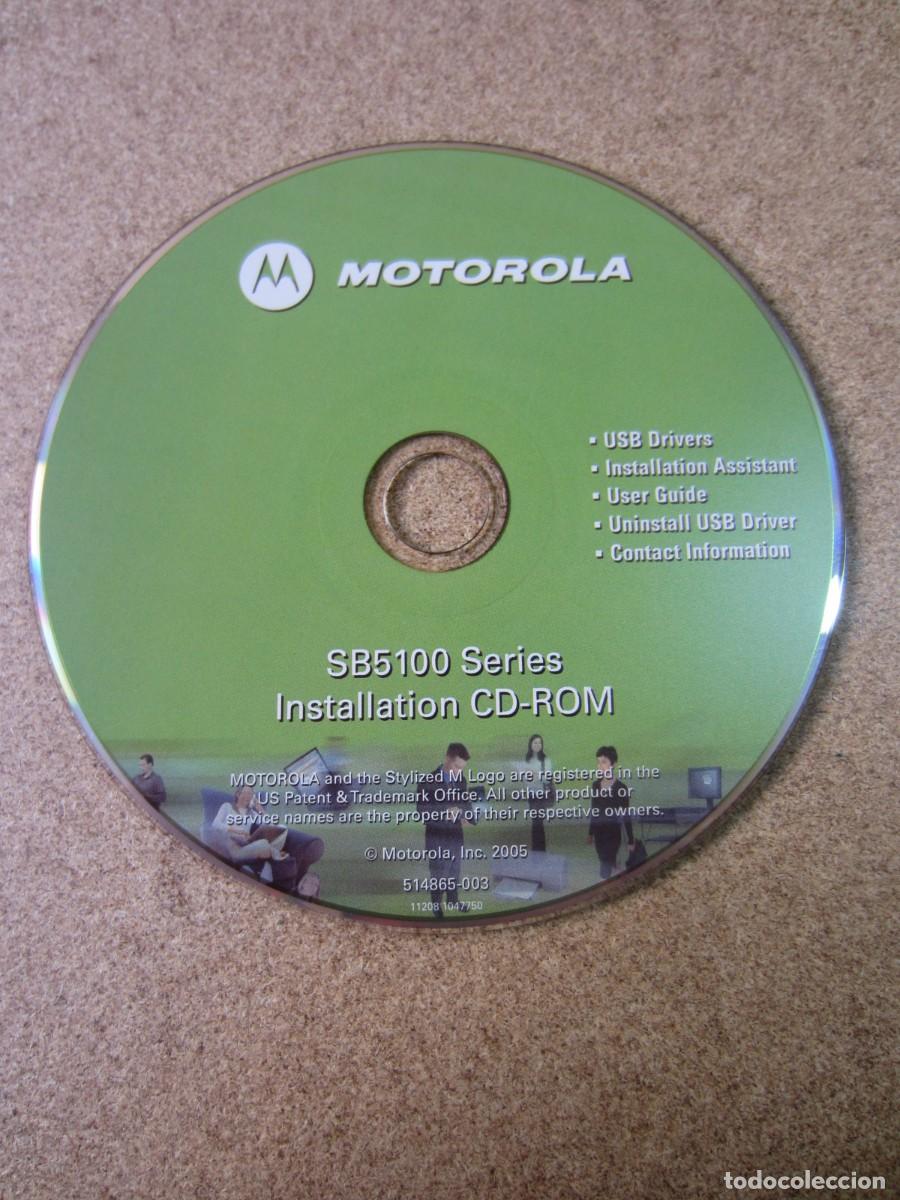 Videojuegos y Consolas: Disco CD Instalaci&oacute;n Drivers Modem Motorola Surf Board USB SB5100 2005