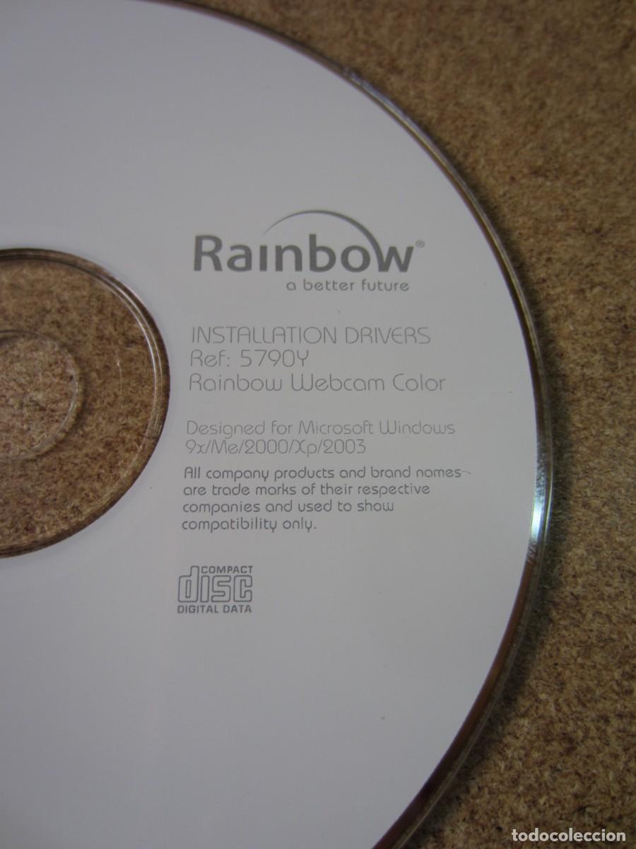 Videojuegos y consolas: Disco CD Instalaci&oacute;n Drivers Webcam Color Rainbow Ref. 5790Y - Foto 2