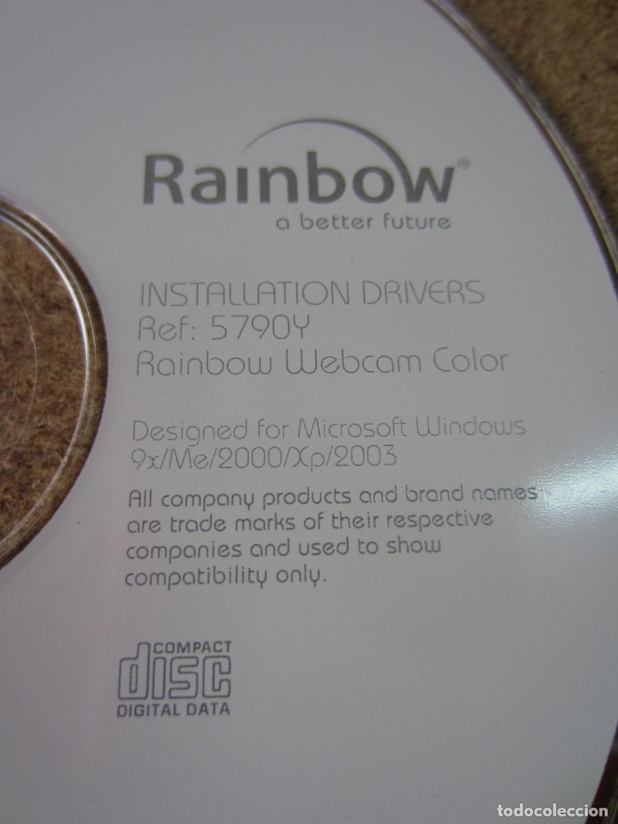 Videojuegos y consolas: Disco CD Instalaci&oacute;n Drivers Webcam Color Rainbow Ref. 5790Y - Foto 3
