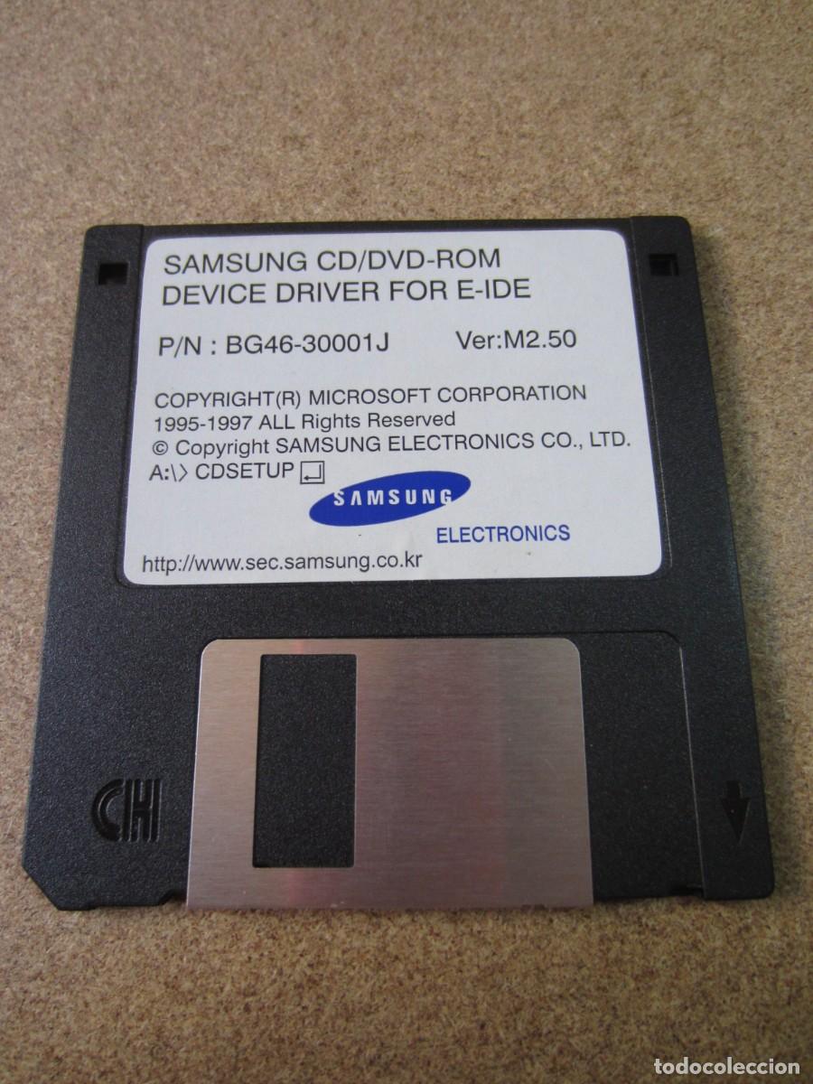 Videojuegos y Consolas: Disco Disquete Instalaci&oacute;n Drivers CD/DVD-ROM E-IDE de Samsung