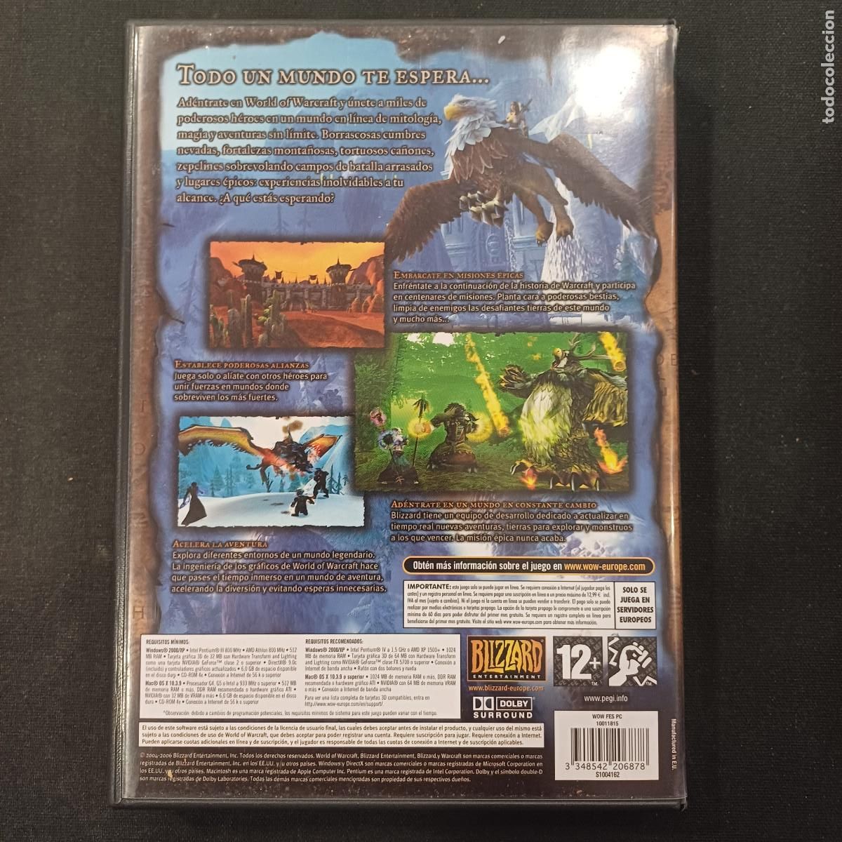 Videojuegos y consolas: WORLD WARCRAFT/PC 5 DISCOS+MANUAL. - Foto 3