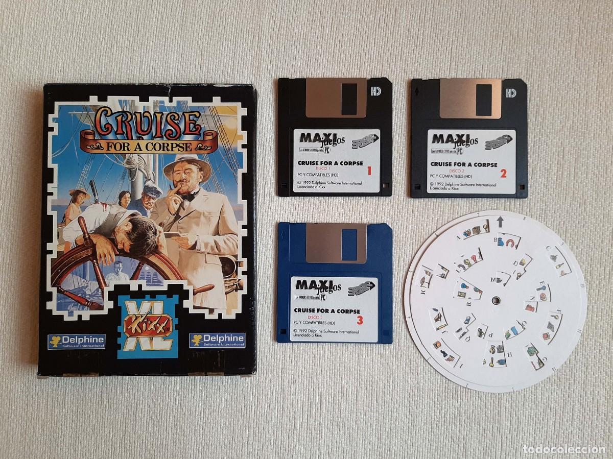 Videojuegos y Consolas: Antiguo juego videojuego para PC y compatibles Cruise for a Corpse KIXX XL Delphine Software en caja