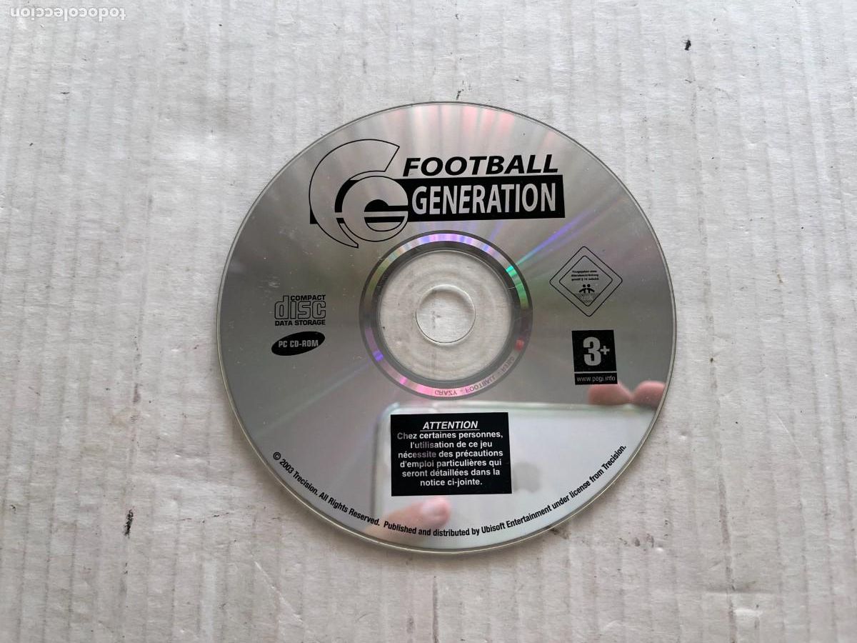 Videojuegos y Consolas: FOOTBALL GENERATION - PC CD ROM KREATEN
