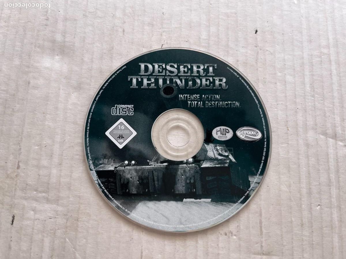 Videojogos e Consolas: DESERT THUNDER INTENSE ACTION TOTAL DESTRUCTION - PC CD ROM KREATEN