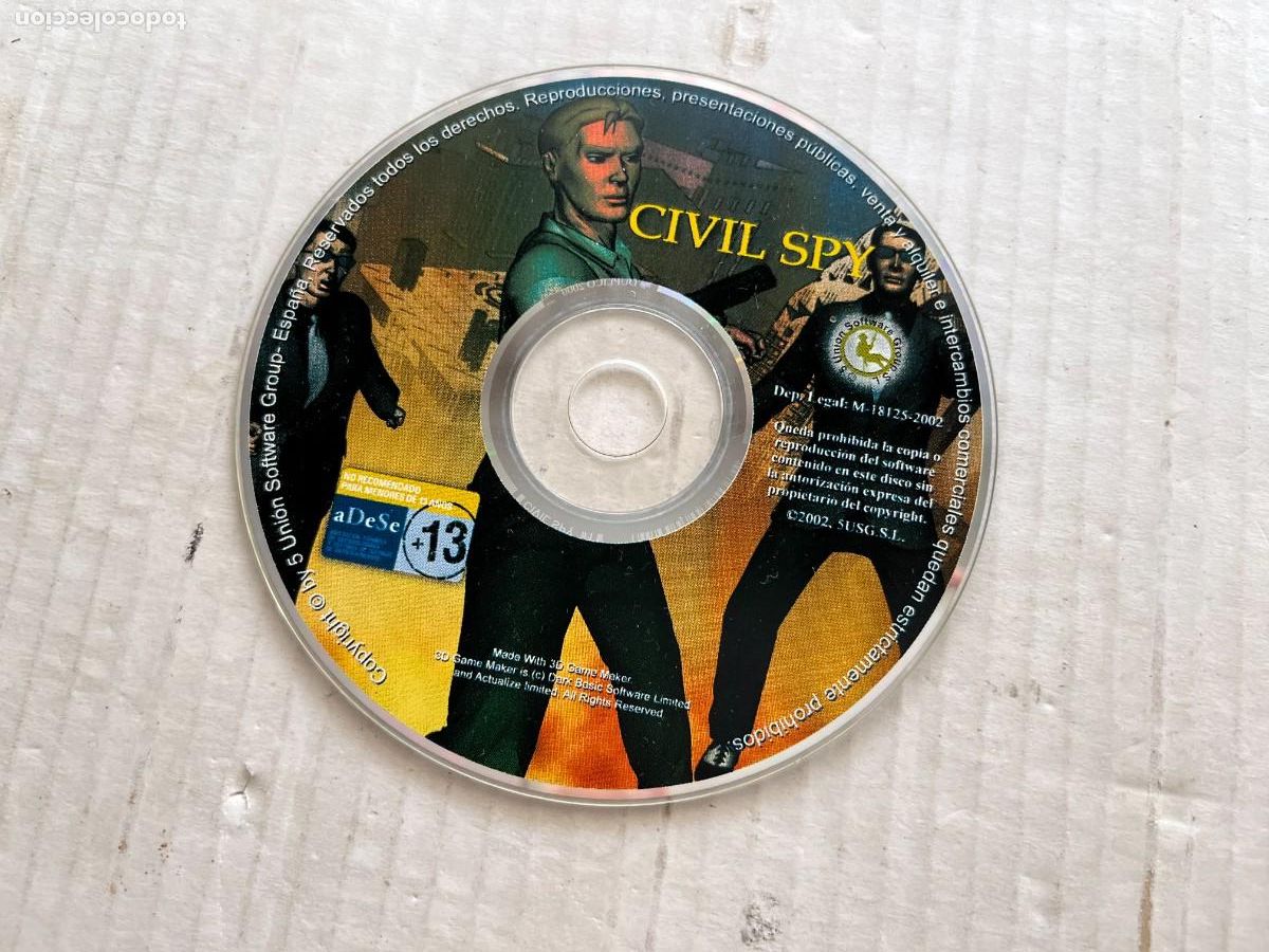 Videojuegos y Consolas: CIVIL SPY - PC CD ROM KREATEN